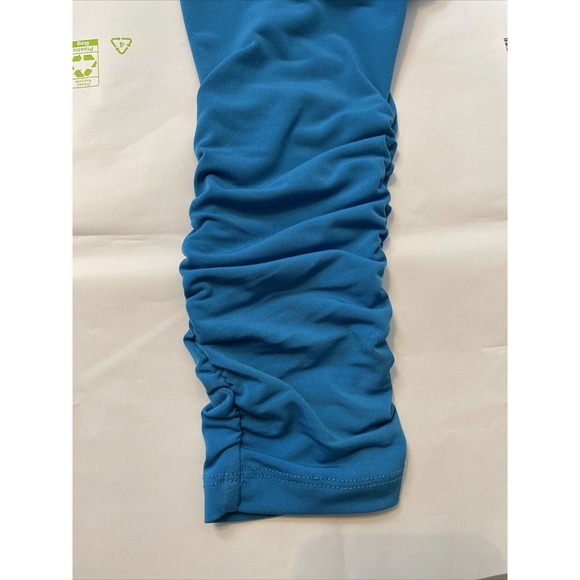 SUSAN GRAVER Women’s XS Active Top Polyester Spandex Blue Black - Picture 6 of 8